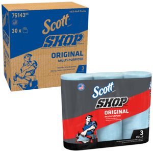 Scott Shop Serviettes 2 Pack bleu