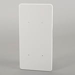 Mounting wall plate -white 6" x 12" with holes - 772729    