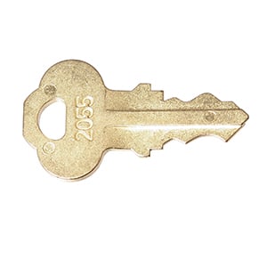 Replacement Key for SS Wall Trash Receptacle - 774066    